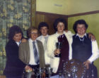 Biffo, Ronnie Ewan, James Whyte , Colin Robertson, Davie Alexander.  Winning the The NP darts League 1981 - 1983 Three years on the trot.