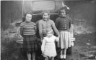 L-R Joan Mutch, Lilian Kelman, Gertrude Reid. Front ??.