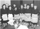 ? Mowatt, Babie Innes, Ina Wallace, Makie Rattray. Front: Rachael Mundie, Tittie Gray, Beldie Friars, Meg Kelman, Mima Sutherland and Mak Mundie.