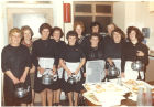 Mak Mundie, Nannie Fraser, Jean Skinner, Tittie Gray, Beldie Friars, Beryl Fraser, Makie Finnie, Meg Kelman and Rita Wallace