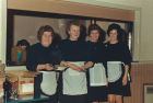 Meg Kelman, Makie Finnie, Jean Skinner and Beryl Fraser