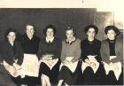 Beldie Friars, Ina Wallace, Meg Kelman, Chrissie Park, Mima Sutherland and Tittie Gray