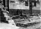 1946 Masons repairing bomb damage at Peterhead Academy after the war