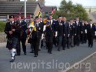 Marching up Church Street on there way to the Church