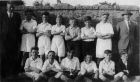 New Pitsligo Boy&#039;s football team 1944 (N. P. select) taken by Mrs Wisely at Strichen
