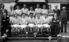 Winner&#039;s of the Hepburn and Brucklay Cup 1953. Four of this team went on to play Highland League football and Jim fraser played professional football for Arbroath, Clyde and Dundee