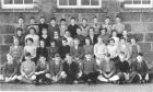 Back L-R: Billy Innes, ??, Kenneth Fraser, Mitchell Wood, Billy Stephen, Gordon Smith, Edwin Booth, Jimmy Duncan, Brian Rettie, Alistair McLeod. 3rd row: Trena Robertson, Margaret Whyte, Lilian Kelman