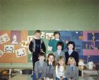 Back Row, Mark Gibb, Craig Smith, Louise and Linda Elphinstone. Front Row, Patrica Schooling, Laura Crockett, Linda Quirie, Edith Watson.